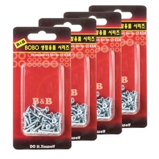 BoBO 접시머리 나사못 3 x 16 mm, 4개