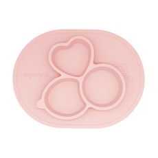 아가드 맘마비 3pot 이유식매트, 핑크브러쉬, 1개