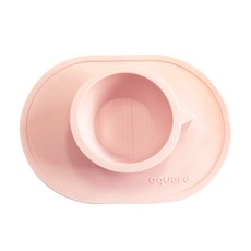 아가드 맘마비 이유식 보울 매트, 핑크브러쉬, 1개
