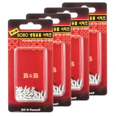 BoBO 액자걸이 나사못 3 x 10 mm, 4개입