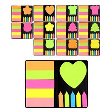 BlueMato 筆記本型便簽 B 套 12p, 混色, 1套