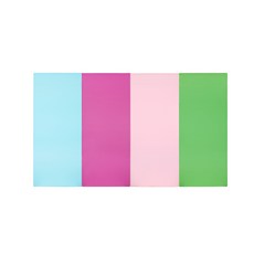 퍼니존 퍼니테라피 스카이블루비비드 시리즈4 유아폴더매트, 스카이블루 + 핫핑크 + 베이비핑크 + 그린