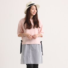 Eomjjang 孕婦款短袖長版上衣