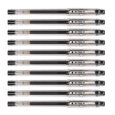 Hi-Tec-C 中性筆 0.5mm, 黑色(B), 10入