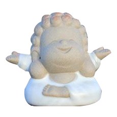 Ward Mall開心如來像娃娃 qxxs103-1, 白色的, 1個