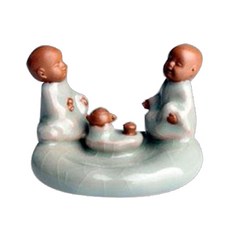 Wadmall 汝窯小和尚公仔 qyt038-1, 良好, 1個