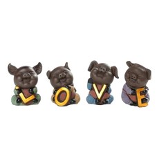 Ward Mall 豬公仔套組 zdcj123-3, 混色, 1套