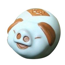 Wardmall平安圖案豬娃娃 qxyy111-1, 混色, 1個