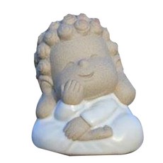 Ward Mall水性如來像娃娃 qxxs103-3, 白色的, 1個