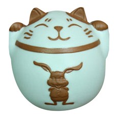 招財貓十二生肖公仔 qyt134-4, 兔子, 1個