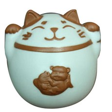 Wardmall招財貓十二生肖玩偶 qyt134-9, 猴子, 1個