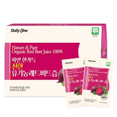 데일리원 자연 한가득 진한 유기농 레드비트즙, 2.7L, 1박스