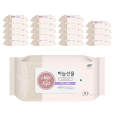 하늘선물 물티슈 리필, 20매, 20세트