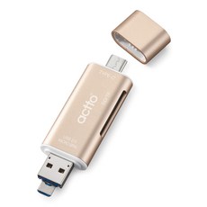 actto Type-C讀卡機, TC-07, 金子