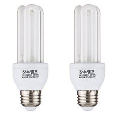 장수램프 백열전구 15W EFTR15EX-D 2p, 주광색