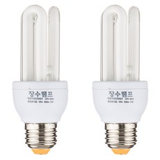 장수램프 백열전구 11W EFTR11EX-L 2p, 전구색