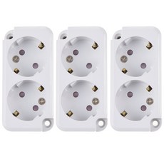 일신 노출 2구 콘센트, 3개입