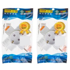 多合一多出開關部分T型3口, 2件