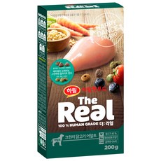 하림펫푸드 어덜트 강아지 더리얼 크런치 건식사료, 닭, 200g, 1개