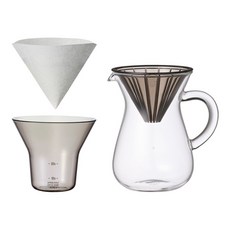 킨토 PP 커피 카라페 세트 SCS-02-CC 300ml 27643, 1세트