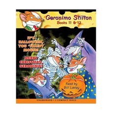 Geronimo Stilton Books 11~12 : It's Halloween You 'Fraidy Mouse Merry Christmas Geronimo, Scholastic
