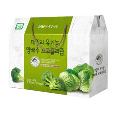 365데일리즙 유기농 양배추 브로콜리즙, 90ml, 30개입