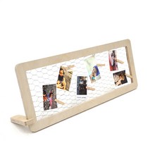 照片網格木框架, 實木