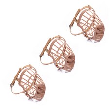 ANTS 寵物塑膠防咬嘴套 4號, 單色, 3片