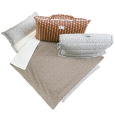 코니아일랜드 에코프리미엄 극세사 어린이집 낮잠이불세트 베개솜포함 마이크로화이바 + 방수가방 랜덤 발송, 미니알파벳