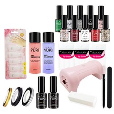 YUKI 吸睛美甲套組B, 12種, 1套