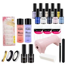 YUKI 吸睛美甲套組A, 12種, 1套