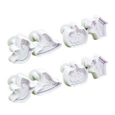 MyBEE 萬聖節餅乾壓模 4款組, 單色, 2套