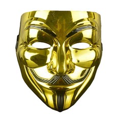 PARTY COSTUME V面具6 ROMK43706, 金色