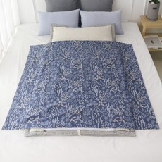 BEAUTE HOUSE 夏季午睡被+枕頭, 薰衣草款(藍色)