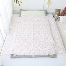 보떼하우스 프리미엄 여름 광목 낮잠이불 일체형 사계절 베갯솜, 스위트 화이트