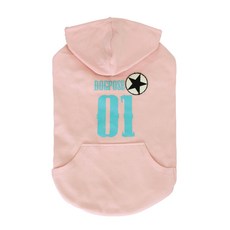 DOGPOSE 寵物連帽衣服, 粉色的