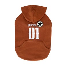 DOGPOSE 大型犬No.1運動背心, 棕色