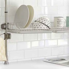 Tres Belle 可移動式單層碗盤收納架, 混色