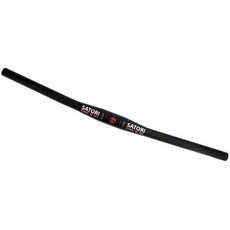 SATORI一字型自行車車把, 黑色的, 1個