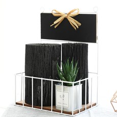 행복한마을 참숯 백탄 + 행잉바스켓화분 세트, 1세트