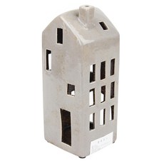 레벤쿠첸 도자기 캔들 홀더 건물 랜턴 8 SE112627, 혼합 색상