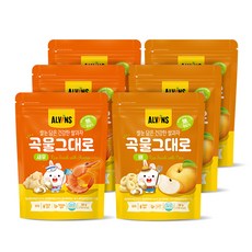 엘빈즈 쌀눈담은 건강한 쌀과자 곡물그대로 T세트, 새우, 배, 1개