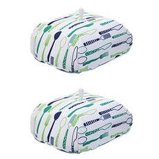 ANTS 圖案印花飯菜保溫罩 藍色, 2件