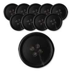 동화상가몰 디젤 단추 무광 20mm, L/BK, 10개입