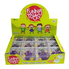AOHUA Funny Toys積木發條玩具葡萄發條玩具 12入組, 混色