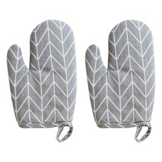 ANTS 亞麻絕緣隔熱手套, 灰色的, 2件