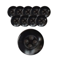동화상가몰 DY와이셔츠 단추5 지젤 11.5mm, BK, 10개입