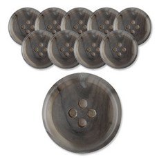 동화상가몰 디젤 단추 무광 20mm, GY, 10개입