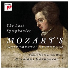 莫札特交響曲第 39、40 和 41 號，木星(2 合 1)- Nicolaus Harnoncourt/Concentus Musicus 維也納歐盟進口版, 1CD