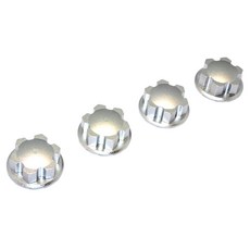 GPM鋁合金輪胎鎖 RC輪胎配件 RC2616, 灰銀, 4件